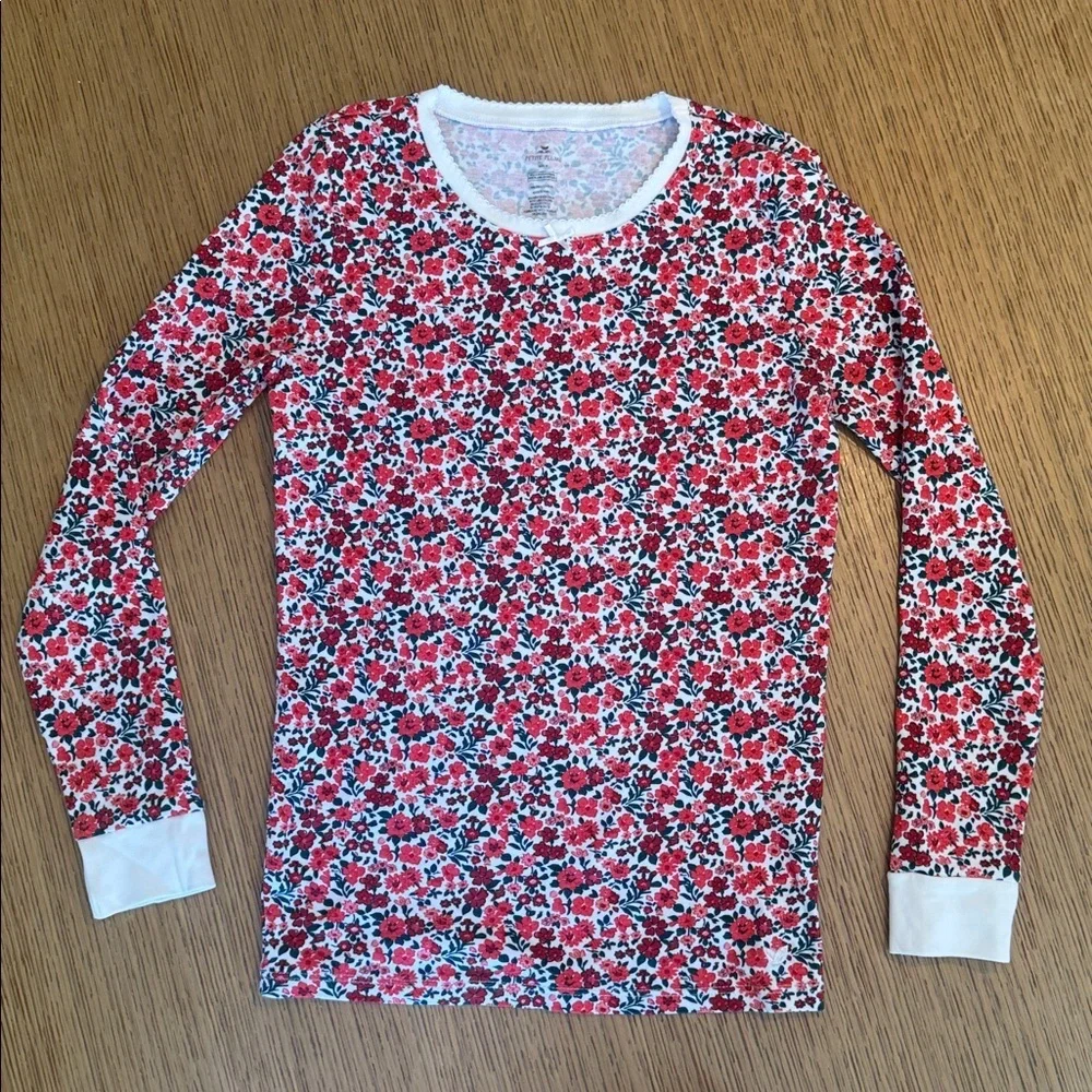 Petite Plume - Children’s snug fit pajama set in Fleurs des Bois